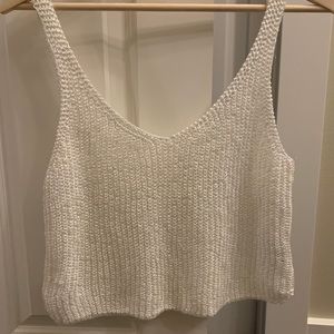 American Apparel crop-knit top